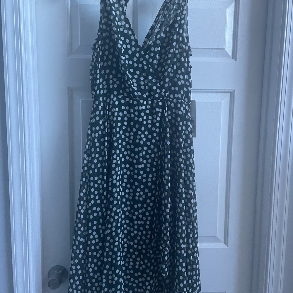 Calvin Klein polka dot dress NWT